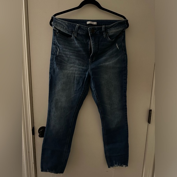 Lauren Conrad Dark Blue Petite High Rise Skinny Denim Jeans 10P - Picture 3 of 5